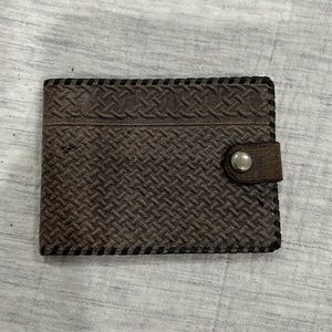 Vintage leather wallet